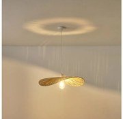 Lampadario a sospensione con filo CALYPSO 1xE27/15W/230V bambù