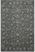 Tappeto in lana grigio 200x300 cm Calisia Vintage Flora - Agnella