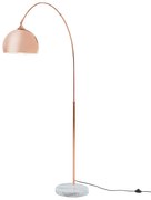 Grande lampada da terra ad arco H. 180 cm Metallo e Marmo Rame Stile: Art Déco - OMBRAGE