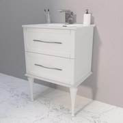 Mobile sottolavabo e lavabo Tiffany bco opaco L 60 x P 46 cm 1 vasca