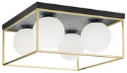 Plafoniera da soffitto Gold White APP1168-4C