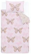 Biancheria da letto singola per bambini 135x200 cm Enchanted Butterfly - Catherine Lansfield