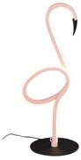 Lampada da tavolo design rosa con LED incluso - Ingo
