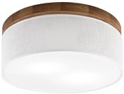 Brilagi - LED Plafoniera BELLADONNA 2xE27/15W/230V diametro 40 cm bianco/quercia ciliegio