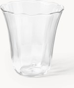 Set di 4 bicchieri in vetro soffiato Tulya