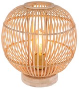 Globo 15368T - Lampada da tavolo HILDEGARD 1xE27/60W230V bambù