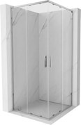 Mexen Exo cabina doccia quadrata scorrevole 70 x 70 cm, trasparente, cromato - 8111-070-070-01-00