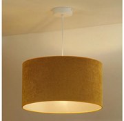 Duolla - Lampadario a sospensione con filo CORDUROY 1xE27/15W/230V diametro 40 cm giallo