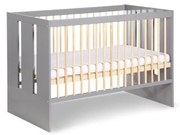 KLUPŚ - Lettino per bambini PAULINE 120x60 cm pino/grigio
