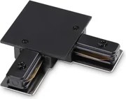 Giunto a l per link-1 recessed on-off monofase nero l 95 x h 18 x p...