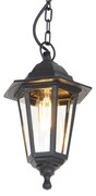 Lampada a sospensione da esterno nera - New Haven