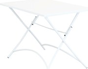 ROMANUS - tavolo in acciaio pieghevole da esterno
