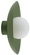 Applique SLATE 1xG9/8W/230V diametro 28 cm verde