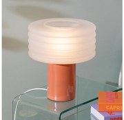 Atmosphera - Lampada da tavolo ASTI 1xE27/60W/230V colore mattone