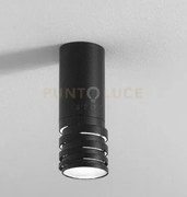 Emily p - faretto nero 1 luce attacco gu10 metallo e acrilico lampa...
