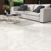 Piastrella da pavimento interno rettificato Marmi in gres porcellanato smaltato lucido grigio 60 x 120 cm Sp. 10.5 mm traffico intenso (pei 4/5) R9