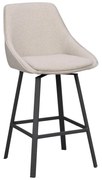 Sgabelli da bar beige in set di 2 (altezza seduta 65 cm) Alison - Rowico