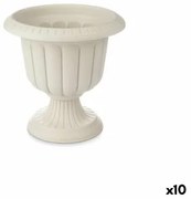 Vaso Calice Beige Plastica 35 x 34,7 x 35 cm (10 Unità)