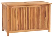 Baule da giardino 90x50x58 cm in legno massello di teak