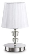 Lampade Da Scrivania - Ufficio Classica Pegaso Metallo Bianco 1 Luce E14 Small