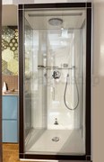 Cabina e Bagno Turco 100x100 Destro castagno scuro St Trop 730011530001000 Duravit
