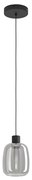 Lampadario LED design Molochio-Z nero Ø12.5cm, luce con 3 temperature di colore 500 lumen, EGLO