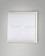 Desdy plafoniera led bianca l.24x24cm a led 23w 3000k 2700 lm in al...