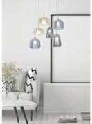 Lampadario Glamour X-Ray oro 6x G9 MILOOX