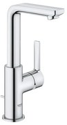 Rubinetto per lavabo getto laminare cristallino Lineare cromato lucido GROHE