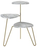 Portafiori in bianco-oro Athena - Novogratz