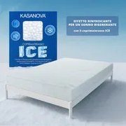 Coprimaterasso 1 piazza e mezza effetto rinfrescante Ice