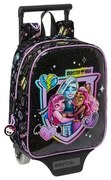 Trolley per la Scuola Monster High Nero 22 x 27 x 10 cm