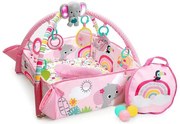 Bright Starts - Coperta per bambini per giocare 5in1 YOUR WAY BALL PLAY 3xAA rosa