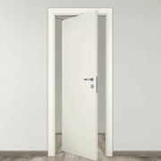 Porta tamburata rototraslante Mood bianco L 70 x H 210 cm sinistra