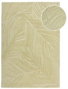 Tappeto in lana verde 200x290 cm Lino Leaf - Flair Rugs