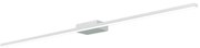 Applique Moderna Line Metallo Bianco Diffusore Acrilico B Led 14,4W Nat 90Cm