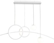 Lampadario LED moderno MANILA bianco 4400 lumen