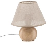 Envostar - Gill Lampada da Tavolo Wood/Beige Envostar