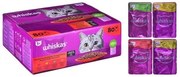 Cibo per gatti Whiskas Classic Meals Pollo Carne di vitello Agnello Uccelli 80 x 85 g