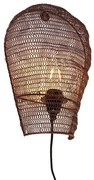 Lampada da parete orientale bronzo 35 cm - Nidum