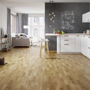 Parquet prefinito in rovere miele Famiglia vetrificato Life