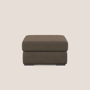 Sun pouf apribile contenitore in tessuto impermeabile T02 marrone
