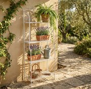 ELEONORE - scaffale 4 piani stile provenzale in ferro verniciato