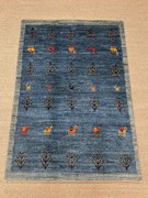 Gabbeh Tappeto 80 x 120 Blu (Iran) Annodato A Mano