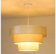 Duolla - Lampadario a sospensione con filo LUNETA 1xE27/40W/230V diametro 45 cm color crema