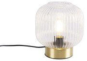 Lampada da tavolo Art Déco in ottone - Karel