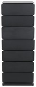 Cassettiera in metallo nero 37x98,5 cm Joey - Spinder Design