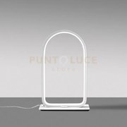 Nicole l - lampada da tavolo bianca a led 3000k 600lm 12w dimmerabi...