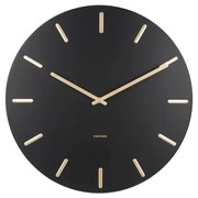 Orologio da parete nero Charm - Karlsson