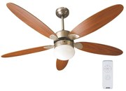 Ventilatore da soffitto Genova marrone, D. 132 cm ZEPHIR